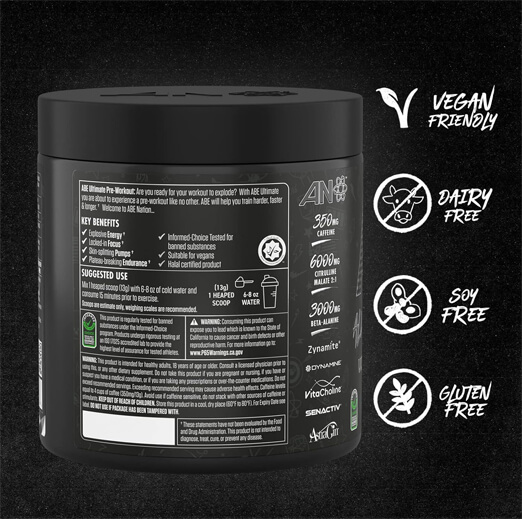 ABE Pre-Workout – All Black Everything – Energy, Focus, Pump & Performance - Image 4