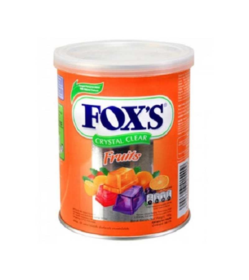 Fox’s Crystal Clear Fruit Flavored Candy – Classic Assorted Candy in Tin